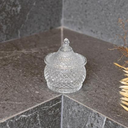Imagem de Potiche de Vidro Hat Spikes 8cm x 8cm x 9,5cm - Wolff