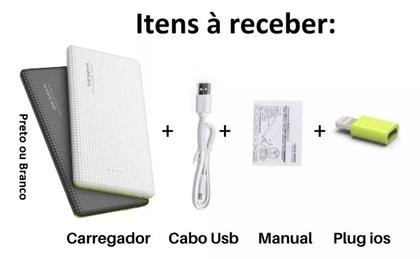 Imagem de Power Bank 10000 Mah Original - 1 Ano Garantia