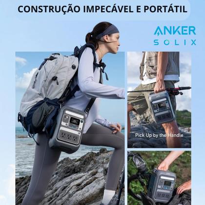 Power Bank Anker 300w 90.000mah e Placa solar de 60w - Carregador
