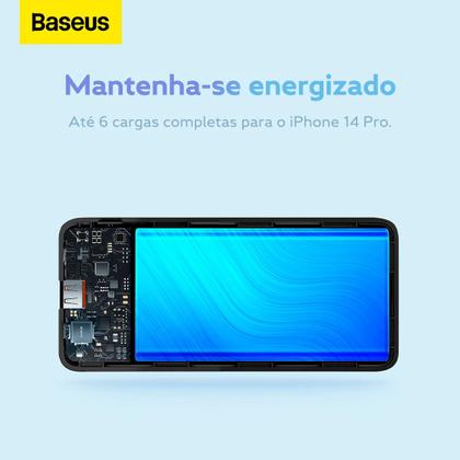 Imagem de Power Bank Baseus Airpow 10000mah Turbo 20w Cabo Usb-c
