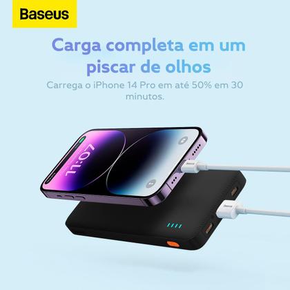 Imagem de Power Bank Baseus Airpow 10000mah Turbo 20w Cabo Usb-c