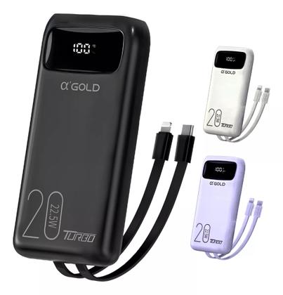 Imagem de Power Bank Carregador Portátil Turbo 20.000mah Com Anatel