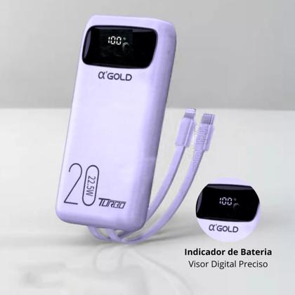 Imagem de Power Bank Carregador Portátil Turbo 20.000mah Com Anatel