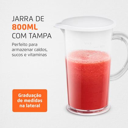 Imagem de Power Mixer Premium Mondial Preto/Inox 500W M-07