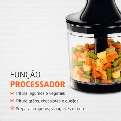 Imagem de Power Mixer Premium Mondial Preto/Inox 500W M-07