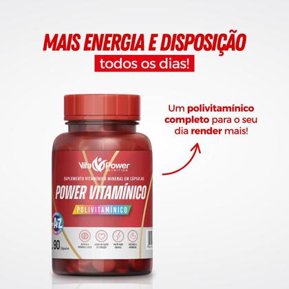 Imagem de Power Multivitamínico 90 CAPS  Nova Fórmula  Energia, Imunidade e Desempenho
