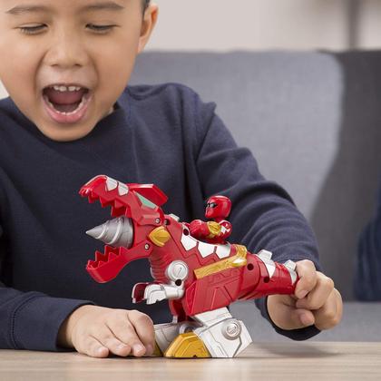 Power Rangers - Red Ranger & T-Rex Zord - Hasbro E5866 - Bonecos