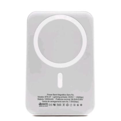 Imagem de PowerBank Carregador Portátil 10000 mAH Magnético Compatível Com Iphone Anatel Original A'GOLD