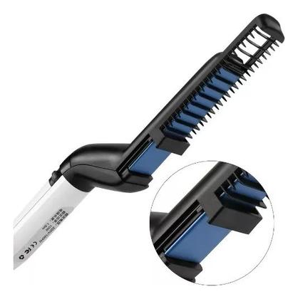 Imagem de Prancha Alisadora Escova Modeladora Barba Cabelo Masculino