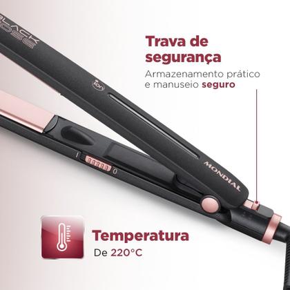 Imagem de Prancha Alisadora P-27 Bivolt Aquecimento Rápido para Cabelos Lisos