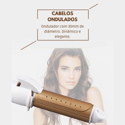 Imagem de Prancha Chapinha 2 Em 1 Alisadora E Modeladora Cachos 30Mm