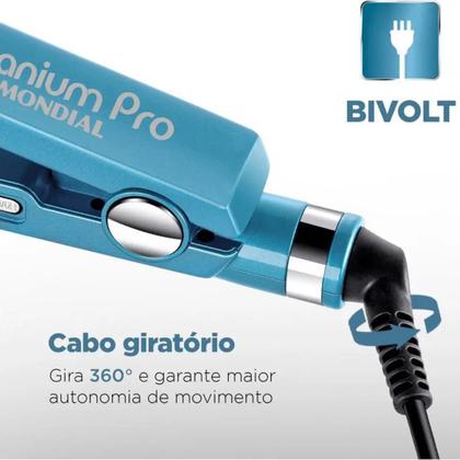 Imagem de Prancha Chapinha de Cabelo 450F Cerâmica Lacrada Painel Digital