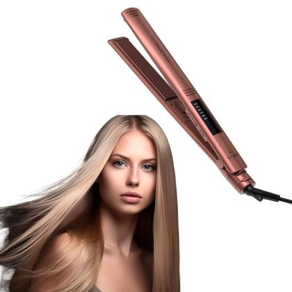 Imagem de Prancha de Cabelo Gama Elegance LED Marula Redutor de Frizz Profissional Super Potente Bivolt