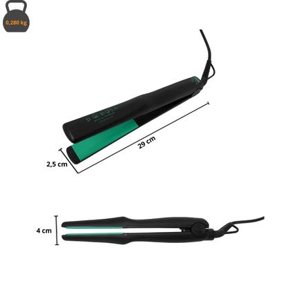 Imagem de Prancha de Cabelo GAMA Italy Babosa Ceramic Íon Preto Bivolt