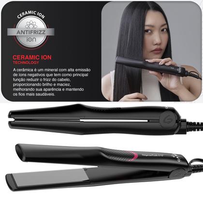 Imagem de Prancha De Cabelo Gama Italy Ion Ceramica 410ºf Profissional Chapinha Plus Modelador Cacheador Nova Escova Alisadora Secadora Hq Bivolt