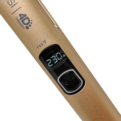 Imagem de Prancha De Cabelo Gama Italy Profissional Cerâmica 450ºf Sensi Chapinha Progressiva Milhões Ions Dourado Bivolt Maleta