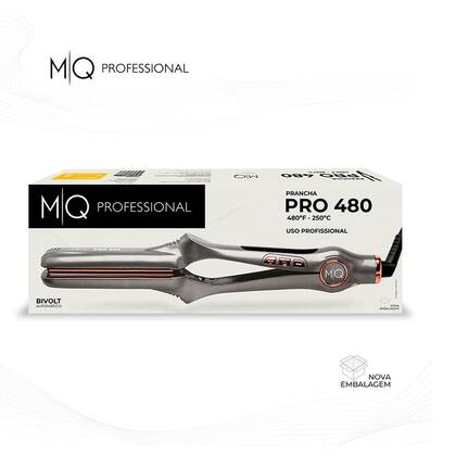 Imagem de Prancha De Cabelo Titanium MQ Pro 480 Bivolt Chumbo/Rose Gold