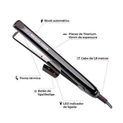 Imagem de Prancha Mq Mini Black Titanium - Mq Professional