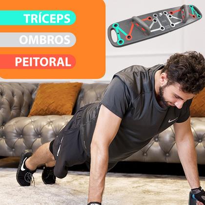 Imagem de Prancha P/ Flexão Braço Peitoral Suporte Apoio Treino Casa
