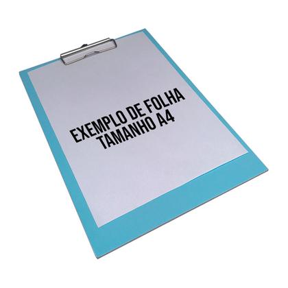 Imagem de Prancheta A4 Colorida Com officio MDF Stalo Prendedor de alta eficiencia