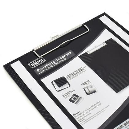 Imagem de Prancheta A4 Decorada Zip Tilibra 23 X 31,5cm