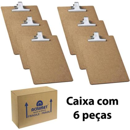 Imagem de Prancheta Duratex Oficio MDF C/PRENDEDOR Metal