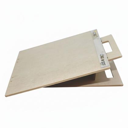 Imagem de Prancheta Portátil A4 Articulada MDF Natural Trident - 4820-A4N