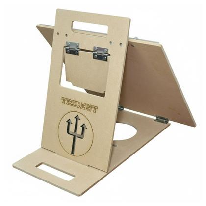 Imagem de Prancheta Portátil A4 Articulada MDF Natural Trident - 4820-A4N