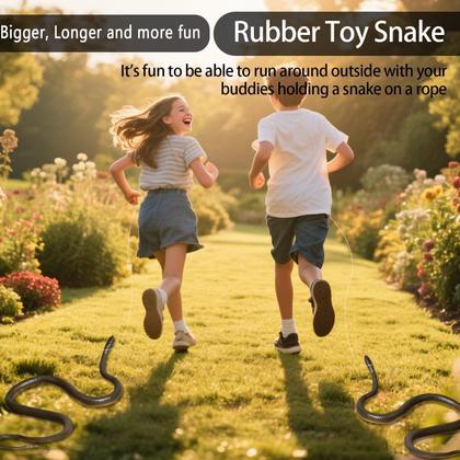 Imagem de Prank Fake Snake XINLINGYU 1,2 m com corda e clipe de borracha