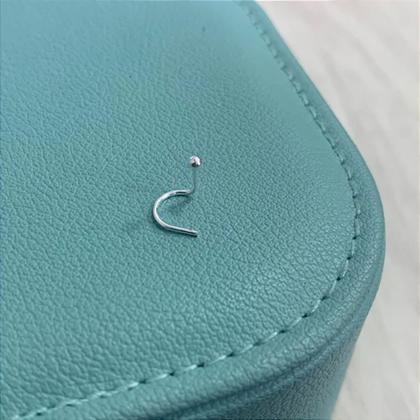 Imagem de Prata 925 legitíma 1 peça anel de nariz Piercing nariz bolinha nostril prata 925 legitima unissex