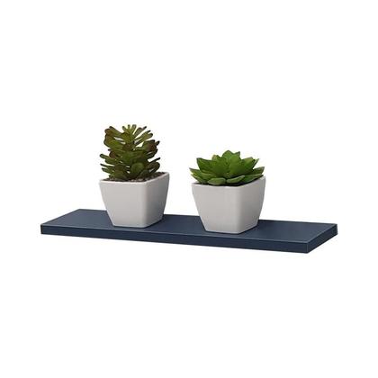 Imagem de Prateleira 80 x 20cm azul Suporte Invisível