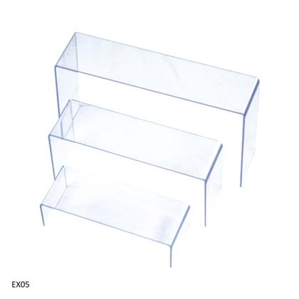 Imagem de Prateleira Cubo Nicho Acrílico Vitrine 3 Peças