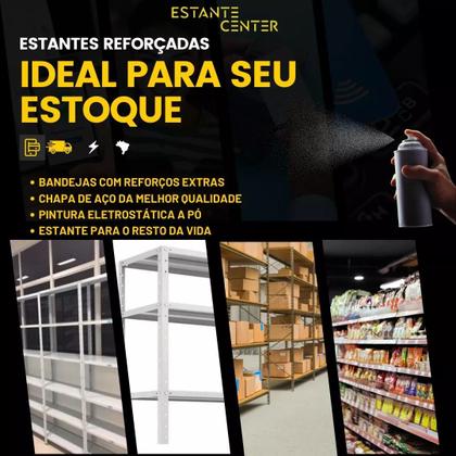 Imagem de Prateleira De Aço Para Armazém/mercado - Até 180kg- Oferta