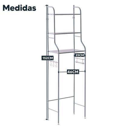 Prateleira De Banheiro Lavanderia Rack Suporte Organizador - Holtter Home Design Imagem de Prateleira De Banheiro Lavanderia Rack Suporte Organizador