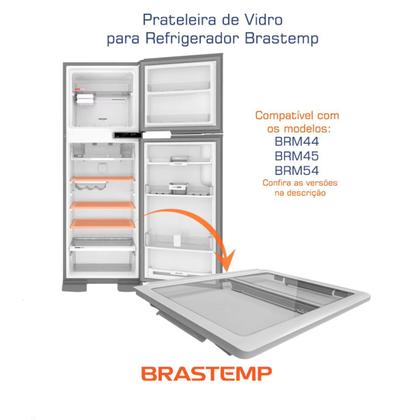 Imagem de Prateleira de Vidro Refrigerador Brastemp Brm44 Brm45 Brm54 - W11108147