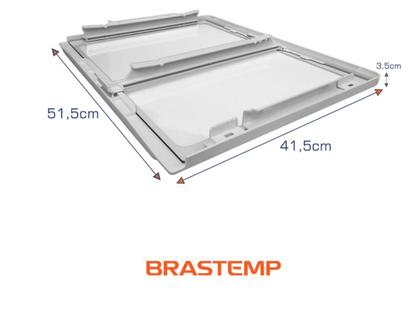 Imagem de Prateleira de Vidro Refrigerador Brastemp Brm44 Brm45 Brm54 - W11108147