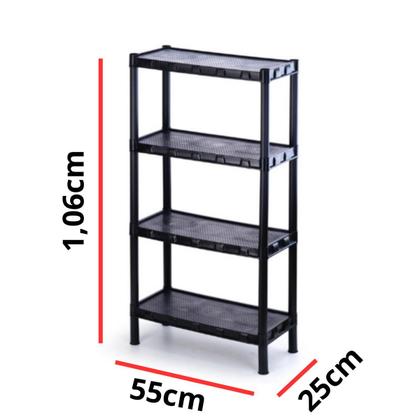 Imagem de Prateleira Estante Modular Multiuso 4 Andares Organizadora