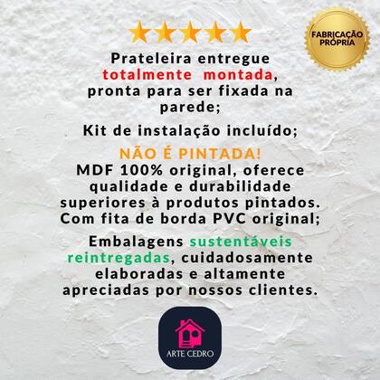 Imagem de Prateleira Expositora Para Coleção de Bonecas Barbie Nicho Organizador Bonecos Marvel Super Heróis MDF Madeira 55cm