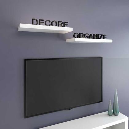 Imagem de Prateleira Flutuante 25x120 cms com suporte incluso PBS MAX 25120