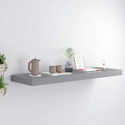 Imagem de Prateleira flutuante montada na parede vidaXL Grey Honeycomb MDF