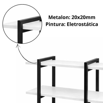 Imagem de Prateleira Industrial Branco 60cm