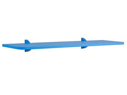 Imagem de Prateleira kids azul 25 x 60 x 1,5 cm com suporte  prat-k
