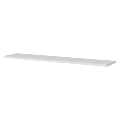 Imagem de Prateleira Madeira Flutuante Multiuso Kit 2 91x20 Luara Branco L06 - D Rossi