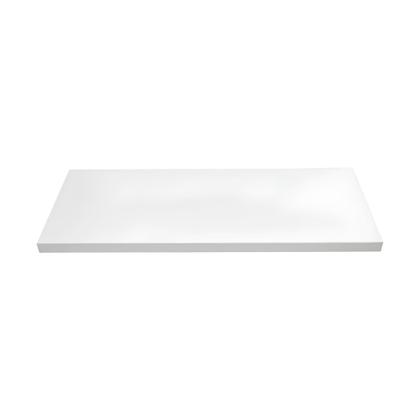 Prateleira Mdp Uv Studio 120x25x1,5cm Brasforma - Branco Imagem de Prateleira Mdp Uv Studio 120x25x1,5cm Brasforma - Branco