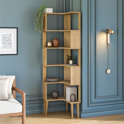 Imagem de Prateleira Multiúso estante livreiro RV Moveis Berlim 06 andares Cinamomo