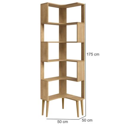 Imagem de Prateleira Multiúso estante livreiro RV Moveis Berlim 06 andares Cinamomo