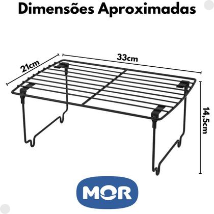 Imagem de Prateleira Multiuso Versátil Tam P Suporta até 5 KG - Mor