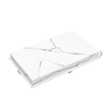 Imagem de Prateleira para Banheiro em Porcelanato Técnico Polido 80cm Max Branco