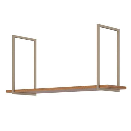 Imagem de Prateleira para Cozinha Suspensa 100% MDF Marrom/Cinamomo