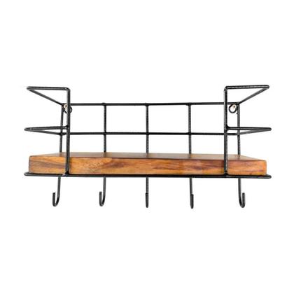 Imagem de Prateleira Porta Chaves Cesta Organizadora Pendurar Parede